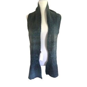 New 2 Coldwater Creek Women’s Scarf’s Chunky Scallop Knit Ombré